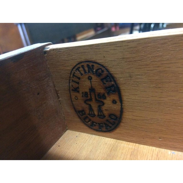 Traditional Vintage Executive Desk, Kittinger Furniture, George Washington Style Desk For Sale - Image 3 of 15