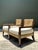 Vintage Ej Victor “Fishers Island” Rush Lounge Chairs - A Pair For Sale In West Palm - Image 6 of 12