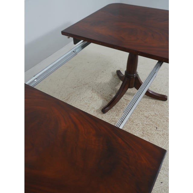 Maitland Smith Figural Mahogany Dining Room Table For Sale - Image 11 of 18
