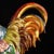 Late 20th Century Gilt Bronze Cloisonné Enamel Rooster Figure With Coin Motif For Sale - Image 9 of 10