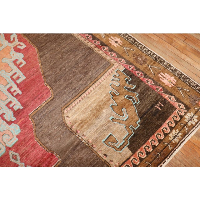 Kars Vintage Room Size Rug - 9'3" x 11'8" For Sale In New York - Image 6 of 10