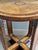 Late 20th Century Maitland-Smith Art Deco Style Round Burlwood and Glass Accent Table For Sale - Image 12 of 17