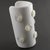 Krizia Italy designed this stunning lucite or acrylic bangle bracelet. The oversized cuff design features an opaque white...