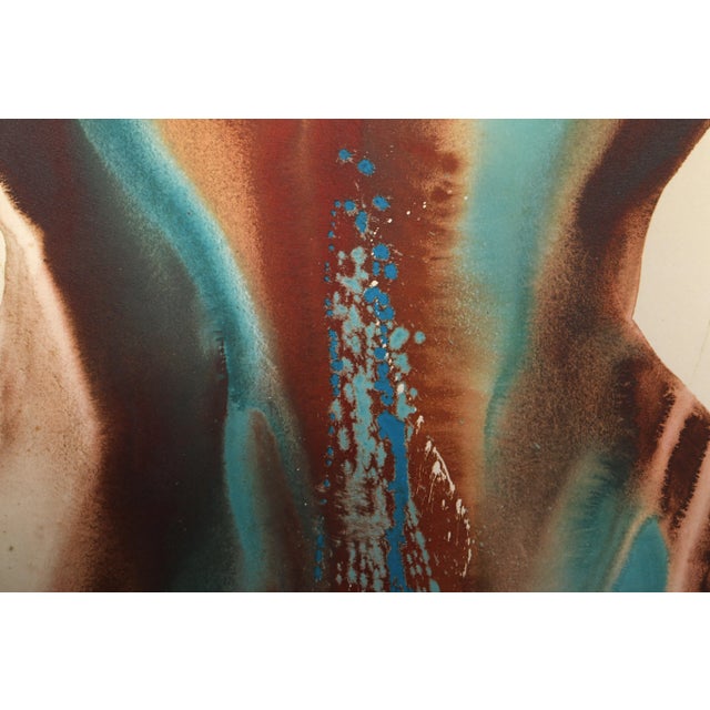 1970s Spirit Coasas VIII, Lamar Briggs Lithograph For Sale - Image 5 of 6