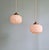 Art Deco Pendant Lights in Pink Marbled Opaline Glass, 1930s, Set of 2 For Sale - Image 15 of 15