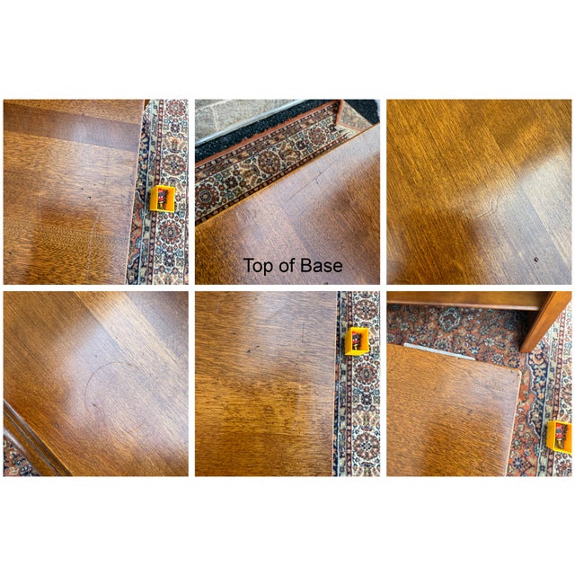 Wood 1990s Ethan Allen Country French Solid Birch 3 Drawer Chest & Bookcase Top in Fruitwood (26-9312 26-9311) For Sale - Image 7 of 15