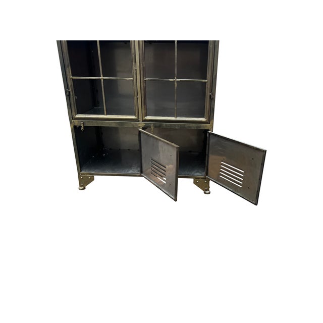 Industrial Industrial Locker Style Cabinet Shelf For Sale - Image 3 of 15