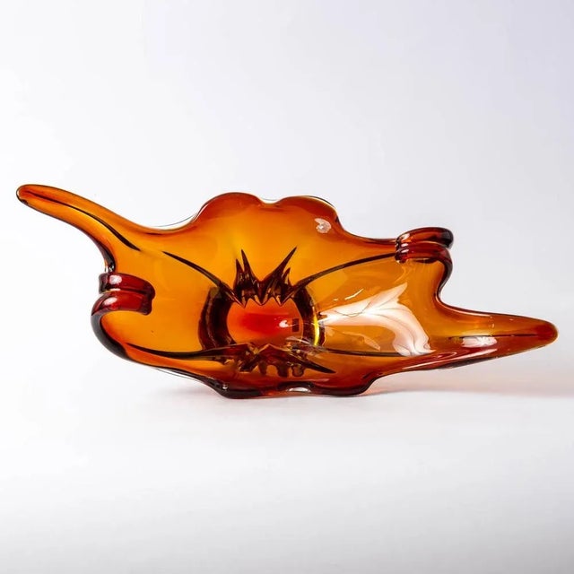Murano Submerged Glass BowlfFrom Brothers Toso, 1960s For Sale - Image 7 of 9