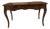 1960s Italian Mid Century Burl Wood Writing Desk For Sale