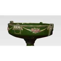 Art Nouveau Glazed Centrepiece from Eichwald, 1890s For Sale - Image 3 of 5