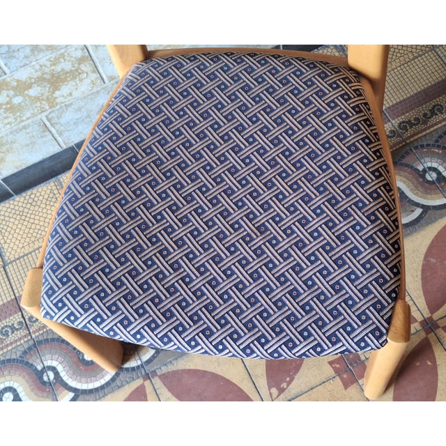 Blue Danish Morten Dining Chairs by Niels Koefoed, Set of 2 For Sale - Image 8 of 11