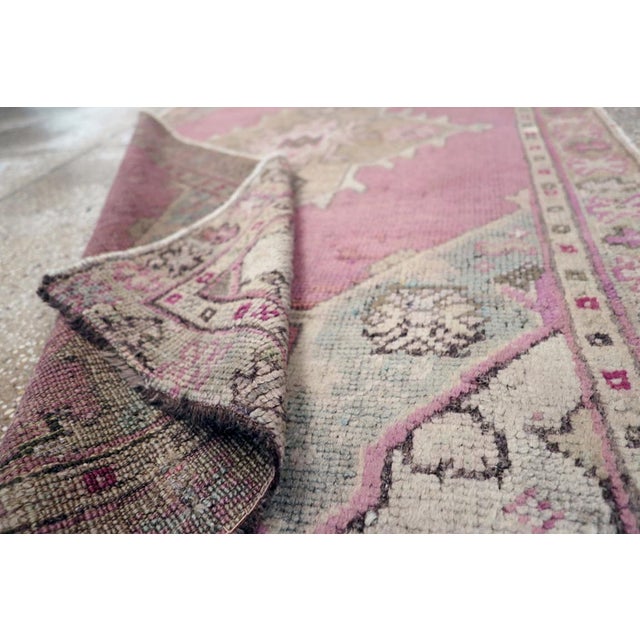 Galerie Shabab Collection Early 20th Century Turkish Oushak Throw Rug For Sale In New York - Image 6 of 6