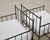 Metal Set of Four French Modernist Iron Brass Ball Finial Lounge Chairs For Sale - Image 7 of 18