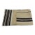 Stripes Brown & Natural Woven Patchwork Throw For Sale