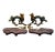 Late 20th Century Chinese Cloisonné Enamel Dragon Statue Pair on Carved Wood Bases, 10.4"h For Sale In Tulsa - Image 6 of 9
