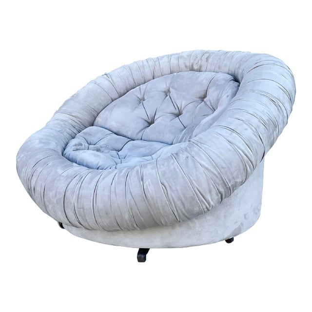 Vintage "Cloud" Swivel Chair For Sale