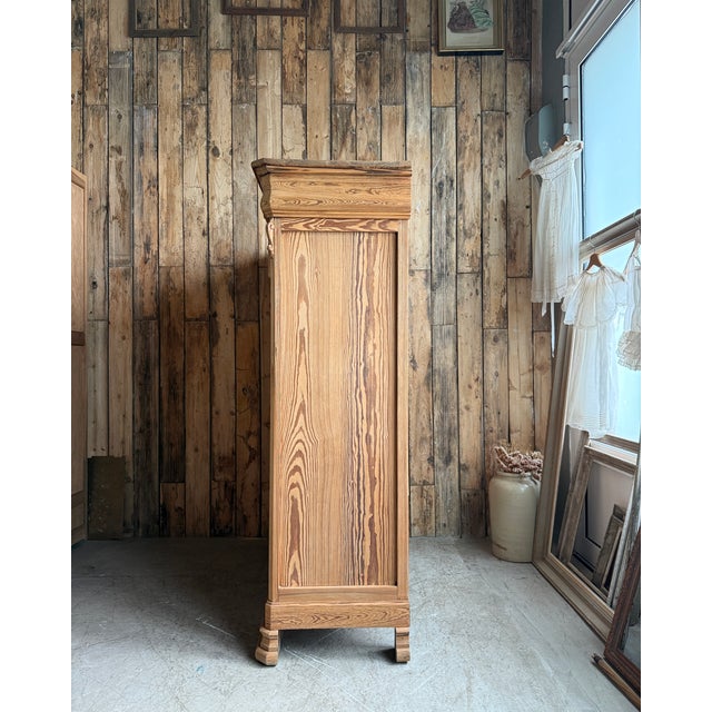 Large Louis Philippe Sideboard in Pitch Pine, 1890s For Sale - Image 4 of 14