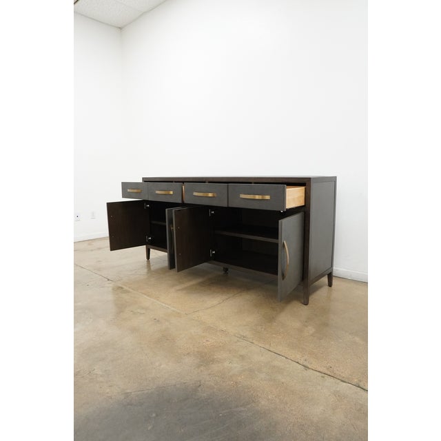 Bassett Emilia Shagreen Credenza For Sale - Image 12 of 18