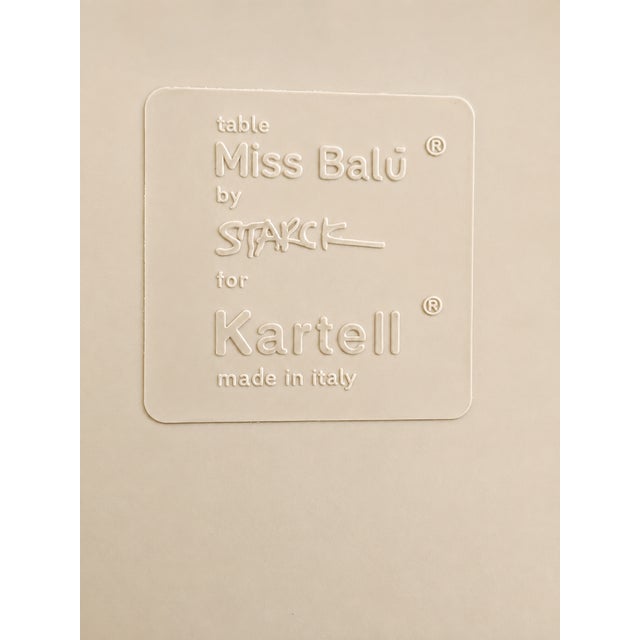 1990s Miss Balú Table by Philippe Starck for Kartell, Italy, 1980s For Sale - Image 5 of 6