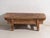 Low Antique Chinese Qing Dynasty Kang Table in Elm For Sale - Image 5 of 9