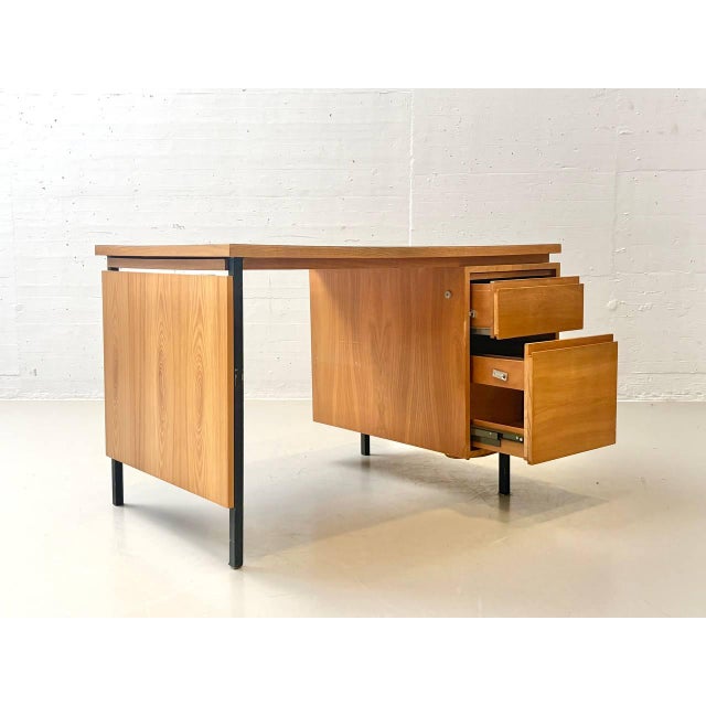 Mid-Century Desk with Linoleum Top from Merz Roller, 1960s For Sale - Image 14 of 16