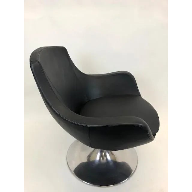 Modern Italian Black Chair by Michieli For Sale - Image 4 of 13
