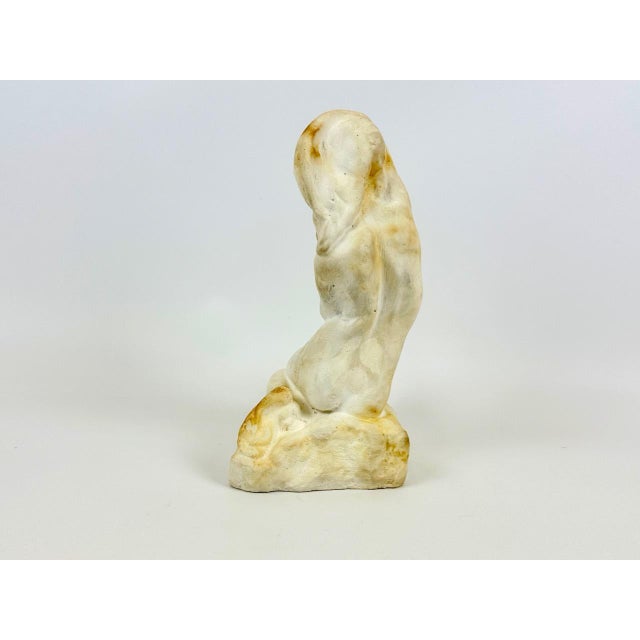 Jan Štursa, Melancholic Girl Sculpture, 1910, Plaster For Sale - Image 6 of 15