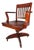 Early 20th Century Gunlocke Restored "Bank of England" Banker’s Armchair For Sale