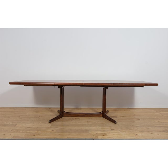 Mid-Century Modern Rosewood Extending Dining Table, Denmark, 1960s For Sale - Image 12 of 18