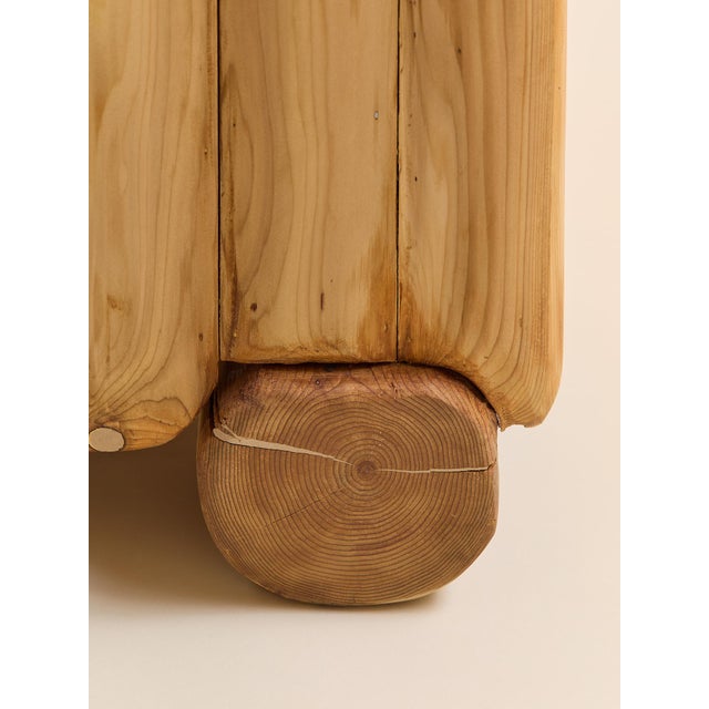 The Vintage Rustic Pine Desk, 1950s For Sale - Image 12 of 12