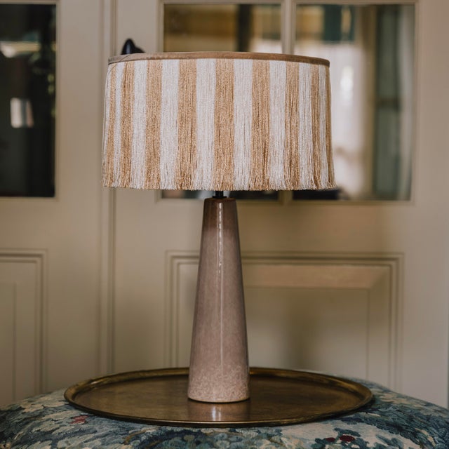 Jackie’s wide stripes hint at the carefree summers of the 70s, when beaches were filled with colourful umbrellas and...