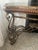 Metal 1990s Hollywood Regency Marble & Wrought Iron Console Table With Beveled Glass For Sale - Image 7 of 7