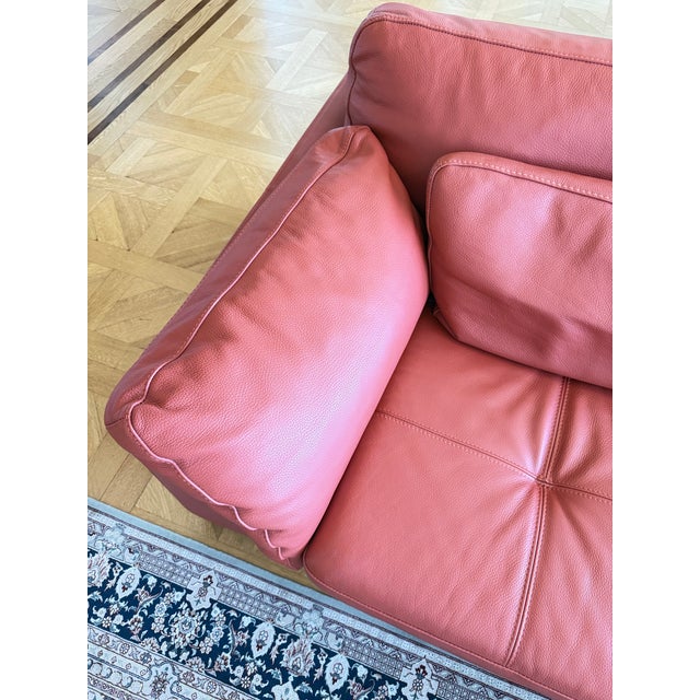Roche Bobois, Sacha Lakic, Italian Sofa, 100% Genuine Leather For Sale In Los Angeles - Image 6 of 9