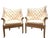 A Pair of Tufted Wingback Chairs in Ivory by Restoration Hardware Attributed to Ralph Lauren Heppelwhite Chairs For Sale - Image 17 of 18