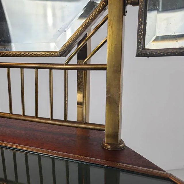 Vintage French Brass Dressing Table, 1930 For Sale - Image 11 of 18