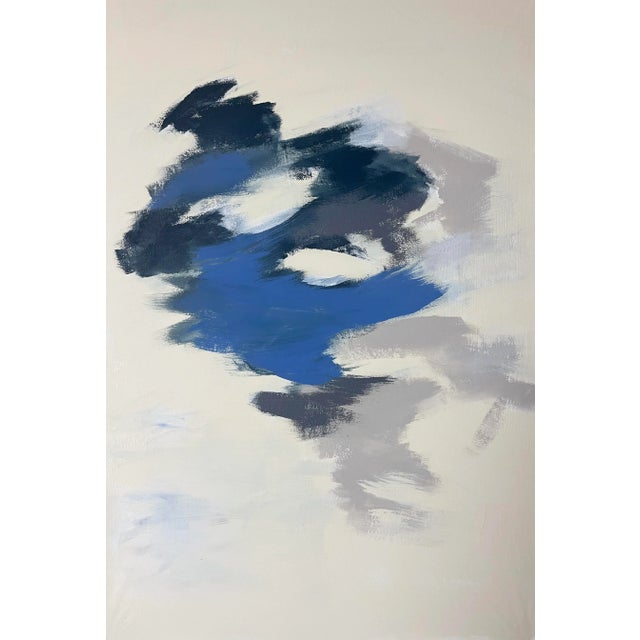 Cloudy Day Birds Painting by Binx Wellwood For Sale