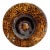 1970s Italian Handblown Murano Tortoiseshell Centerpiece Bowl For Sale