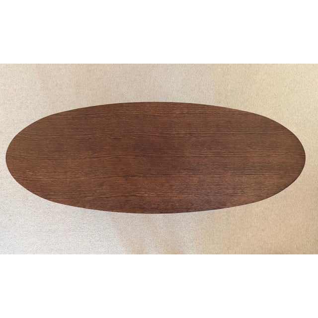 Modern 1990s B&b Italia MaxAlto Oval Coffee Table For Sale - Image 3 of 3