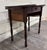 Antique American Primitive Rustic Kidney Shaped Writing Desk Console Table For Sale - Image 9 of 11
