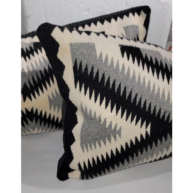 Folk Art Hand Woven Eye Dazzler Weaving Pillows For Sale - Image 3 of 7