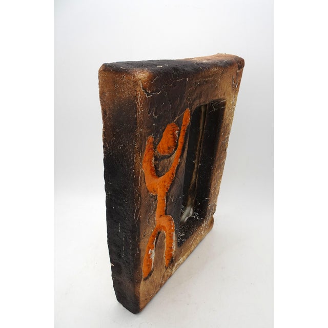Mid-Century Modern French Ceramic Mirror, 1960s For Sale - Image 12 of 16