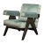 Green 053 Capitol Complex Armchair by Pierre Jeanneret for Cassina For Sale - Image 8 of 8