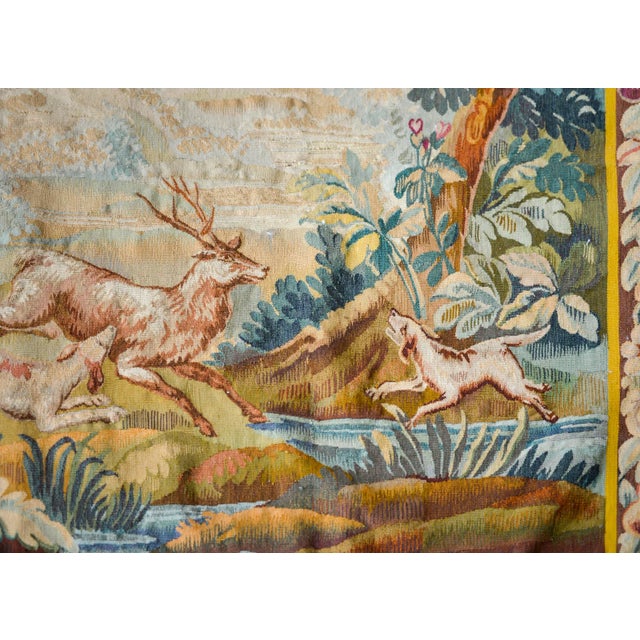French Late 19th Century French Aubusson Tapestry For Sale - Image 3 of 11