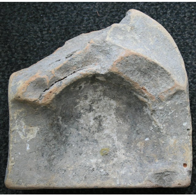 Antique Ancient Greek Terracotta Antefix in Form of the Head of Artemis Bendis For Sale - Image 3 of 7