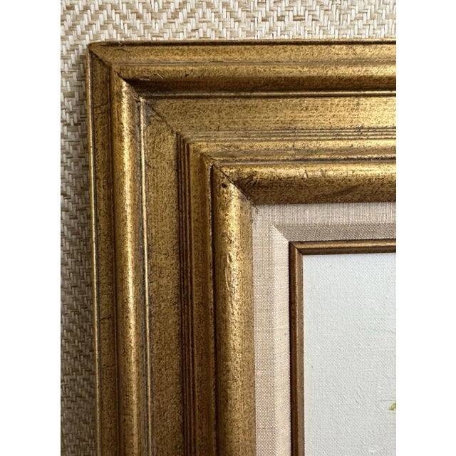 Pink Original Pink & White Floral Still Life Oil Painting in Ornate Gilt Frame – Romantic European Style For Sale - Image 8 of 9