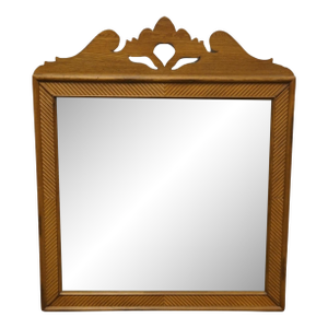 Lexington Furniture American Country West Collection Solid Oak Rustic Farmhouse 42" Dresser / Wall Mirror 901-205