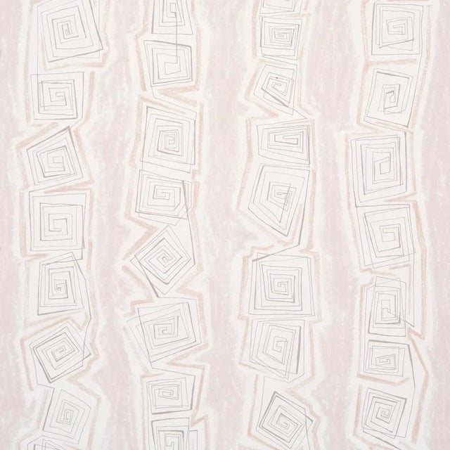 Schumacher Sample - Schumacher X Backdrop Taboo Wallpaper in Fog For Sale - Image 4 of 4