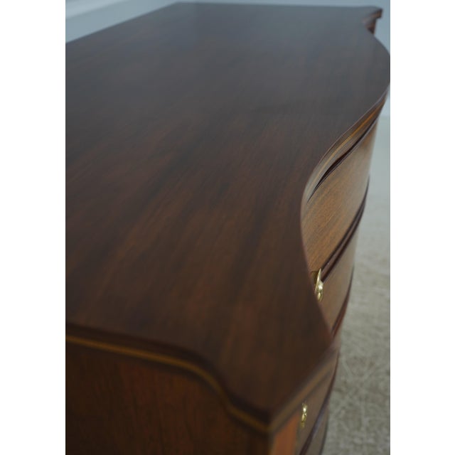 Baker Colonial Williamsburg #8805 Inlaid Mahogany Chest ~ Rare For Sale - Image 10 of 18