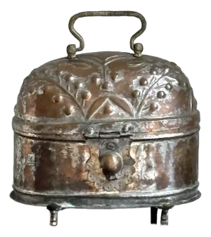 Antique Turkish Tinned Copper Hammam Soap Box