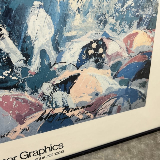 Abstract Leroy Neiman Hammar Graphics Arnold Palmer Golf Poster For Sale - Image 3 of 8